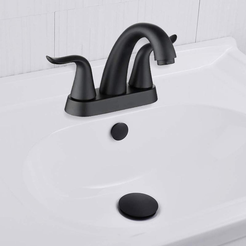 Orhemus Solid Brass Sink Overflow Cap Round Hole Cover for Bathroom Basin, Matte Black Finished - Image 5